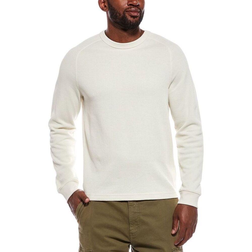 Madewell Mens  Thermal Long Sleeve T-Shirt, Pink